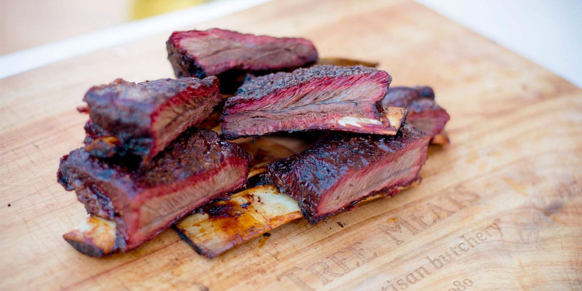 Beef Short Ribs on chopping board