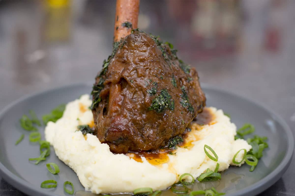 Guiness Lamb Shanks With Marmalade Cotton Tree Meats