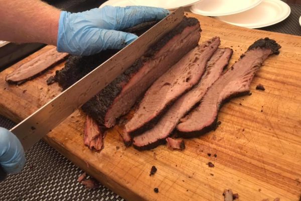 Low n Slow Day Wrap up - Carving Brisket
